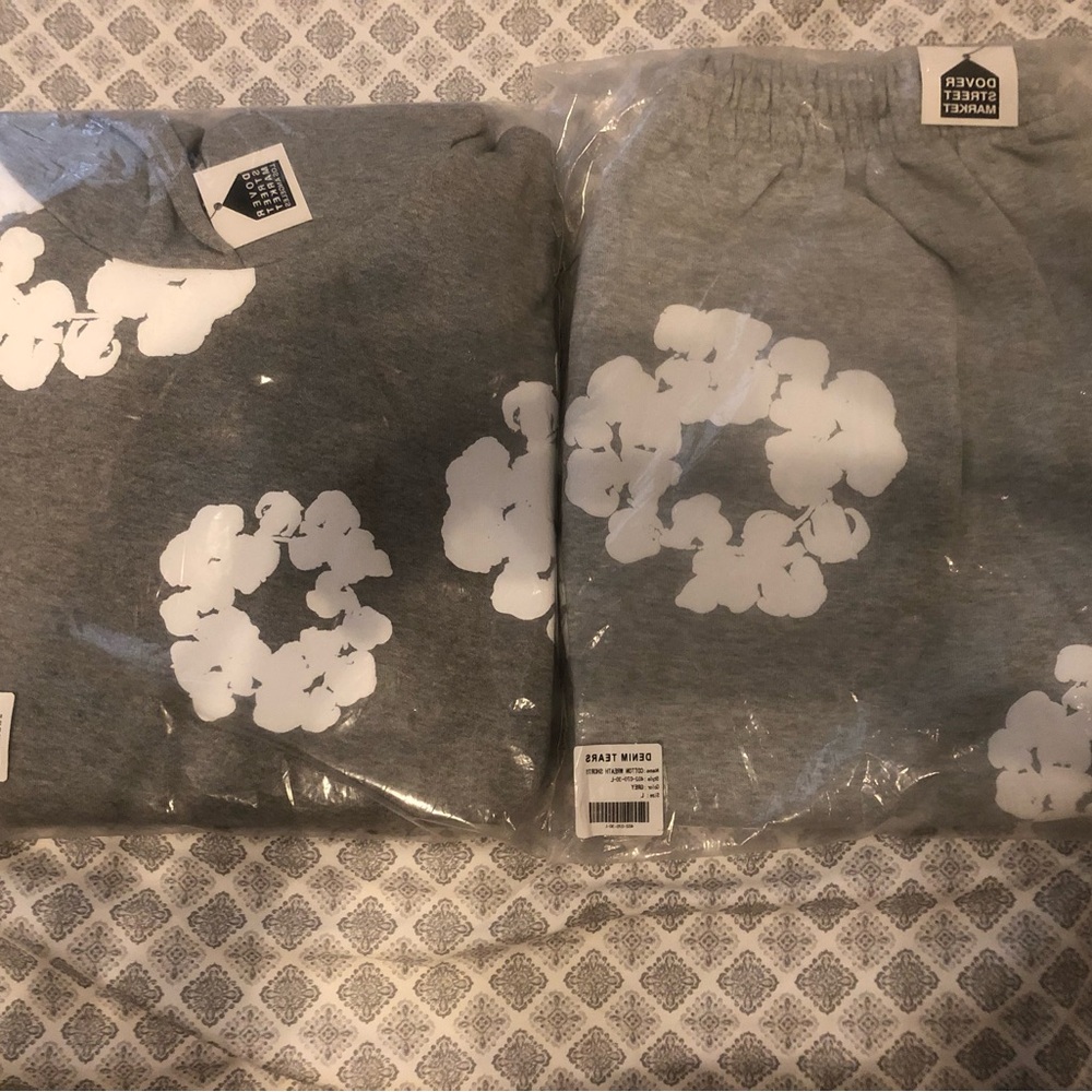 Denim tears hoodie and shorts